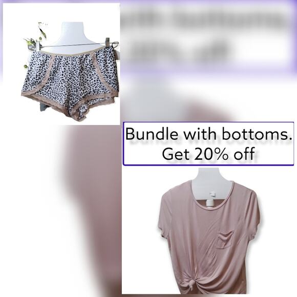 .Aeropostale Seriously Soft Perfect Crew Pocket Tee Size XL Pink - Picture 7 of 7